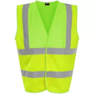 Image of PRO RTX High Visibility Unisex Waistcoat (M) (Yellow/Lime Green)