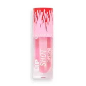 Image of Makeup Revolution Hot Shot Lip Flame Plumping Gloss (Various Shades) - Pink Heat