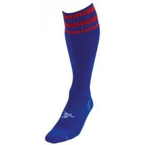 Image of PT 3 Stripe Pro Football Socks LBoys Royal/Red