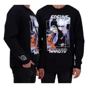 Image of Naruto Shippuden Sweater Sasuke Size M