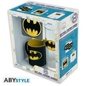 Image of DC Comics - Batman Glass/Coaster/Mini Mug Gift Set