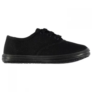 Image of Slazenger Canvas Pumps Infants - Black