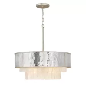 Image of Hinkley Reverie Cylindrical Pendant Ceiling Light Champagne Gold