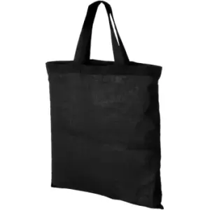 Image of Bullet Virginia Cotton Tote (One Size) (Solid Black) - Solid Black