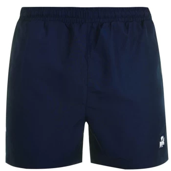Image of Lonsdale 2 Stripe Woven Shorts Mens - Blue