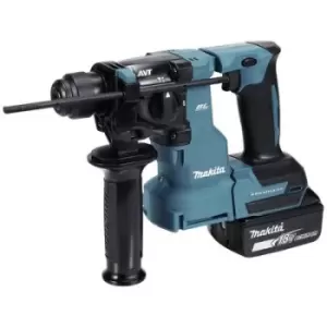 Image of Makita DHR183RTWJ -Cordless hammer drill combo 18 V 5.0 Ah Li-ion 500 W incl. spare battery, incl. charger, incl. case