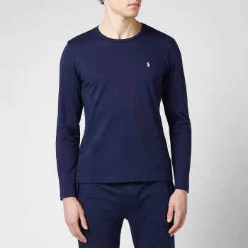 Image of Polo Ralph Lauren Mens Liquid Cotton Long Sleeve T-Shirt - Cruise Navy - XL