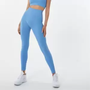 Image of USA Pro Seamless Ribbed Leggings - Blue