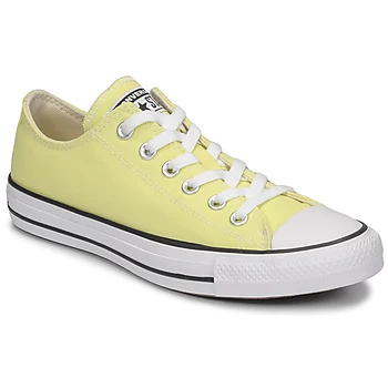 Image of Converse CHUCK TAYLOR ALL STAR SEASONAL COLOR OX womens Shoes Trainers in Yellow,4,5,6,3,4,5