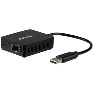 Image of Startech Fibre Optic Converter USB 2.0 Open SFP
