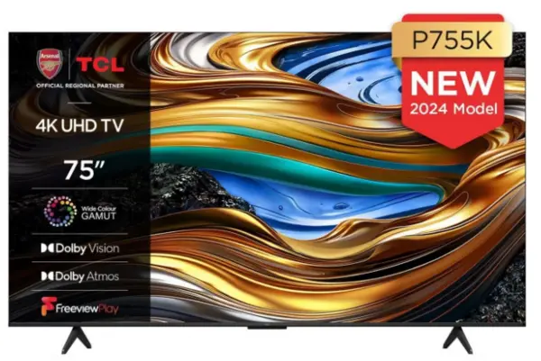 Image of TCL 75" 75P755K Smart 4K Ultra HD LED TV