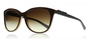 Image of DKNY DY4126 Sunglasses Brown / Black 366713 57mm