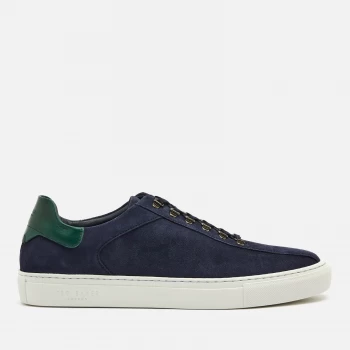 Image of Ted Baker Mens Sontis Suede Trainers - Navy - UK 8