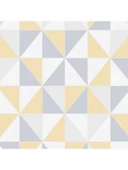 Image of Superfresco Erika Geo - Ochre Wallpaper