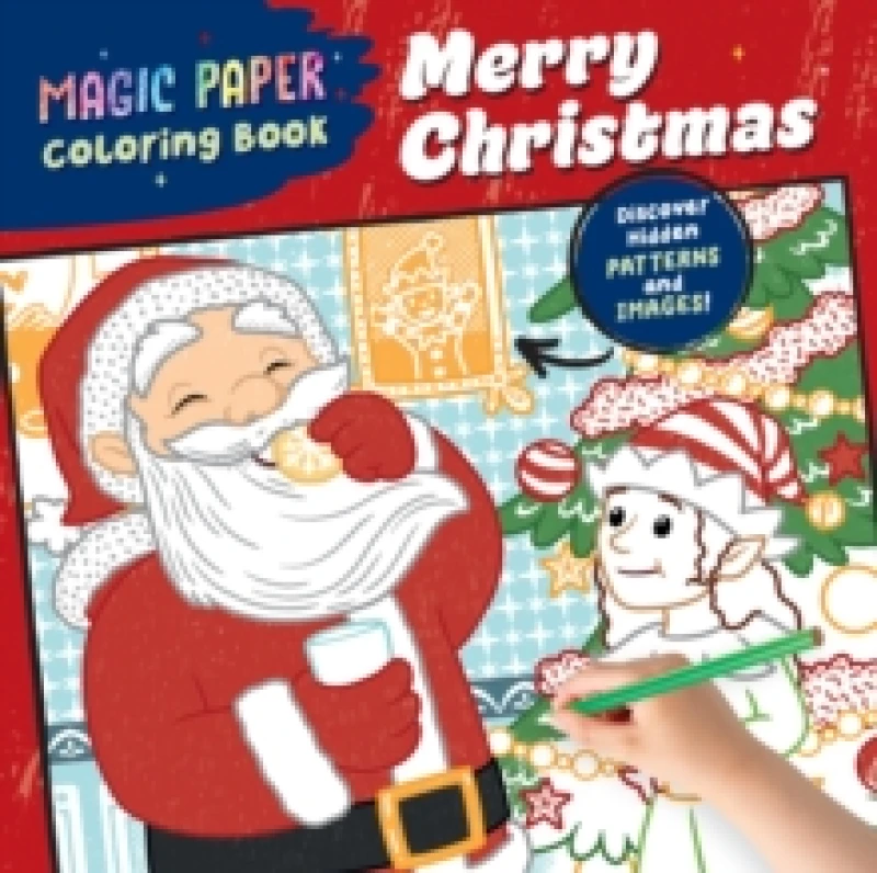 Image of Magic Paper Coloring Book: Merry Christmas! : Discover Hidden Patterns and Images! Paperback / softback