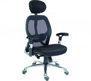 Image of Teknik Cobham OA1013BLK Mesh Reclining Executive Chair