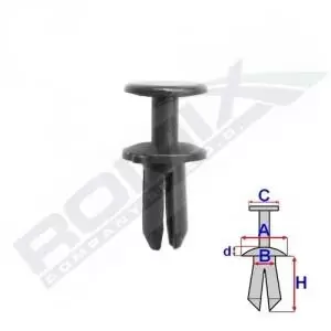 Image of ROMIX Clip VW,AUDI,SKODA C70300