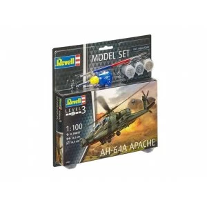 Image of AH-64A Apache 1:100 Revell Model Set