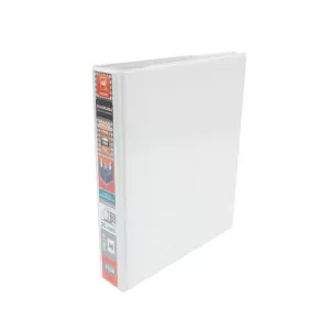 Image of Elba Panorama A5 Presentation Ring Binder PVC 2 Ring 25mm White Pack of 6