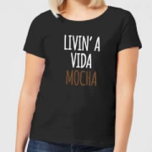 Image of Livin' a Vida Mocha Womens T-Shirt - Black - 5XL