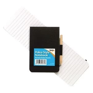 Image of Tiger Police Style Notebook including Pencil Pack of 12 300789