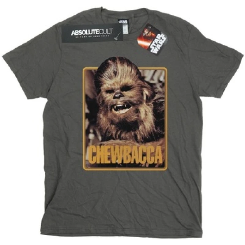 Image of Star Wars Chewbacca Scream T-Shirt Charcoal male