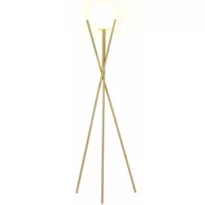 Image of Homcom - Tripod Floor Lamp Modern Freestanding Lamp E27 Base for Bedroom Study