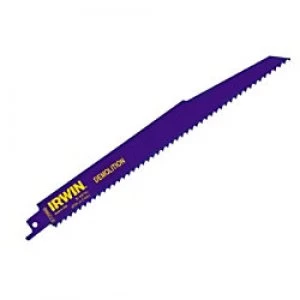 Image of IRWIN Sabre Saw Blade Pack of 5 Demolition 960R 225 mm