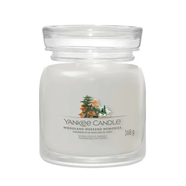Image of Yankee Candle Woodland Weekend Memories scented candle 368 g