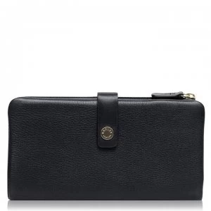 Image of Radley Larks wood large tab matinee purse - Black