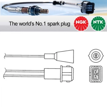 Image of NGK OTA4F-3B1 / 1763 Lambda Sensor Titania Type Oxygen O2 Exhaust Probe