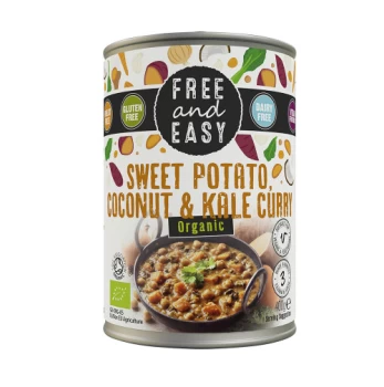 Image of Free & Easy sweet potato kale & Coconut Curry 400g