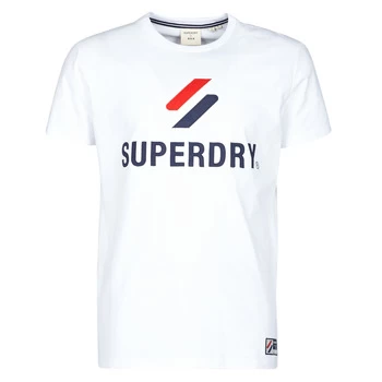 Image of Superdry SPORTSTYLE CLASSIC TEE mens T shirt in White - Sizes XXL,M,XL,XS