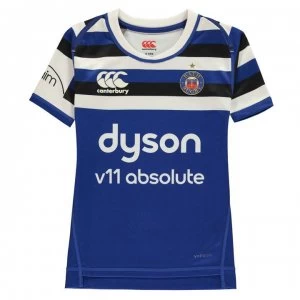 Image of Canterbury Bath Home Pro Shirt 2019 2020 Junior - Blue/White