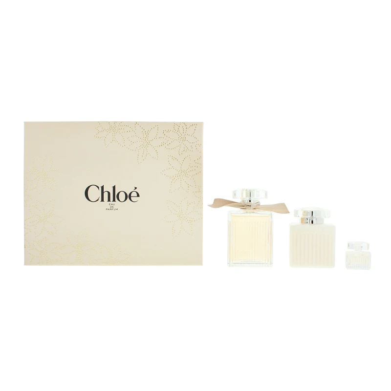 Image of Chloe 3 Piece Gift Set: Eau de Parfum 100ml - Body Lotion 100ml - Eau de Parfum 5ml