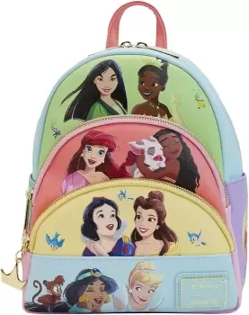 Image of Disney Princess Loungefly - Princess Collage Mini backpacks multicolor