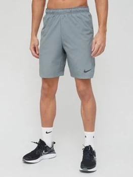 Image of Nike Training Flex Woven 3.0 Shorts - Grey Size M Men