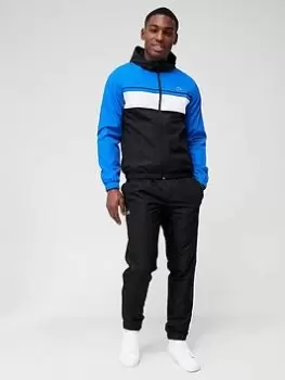Image of Lacoste Colourblock Tracksuit Set, Blue, Size L, Men