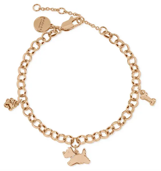Image of Radley RYJ3246S Charm Bracelet Rose Gold Plated Jewellery