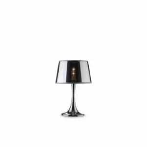 Image of London Cromo 1 Light Large Table Lamp Chrome, E27