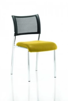 Image of Brunswick Bespoke Seat Chrome Frame Senna Yellow