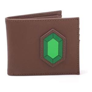 Image of Nintendo - The Legend of Zelda Rupee Bi-fold Wallet (Brown)