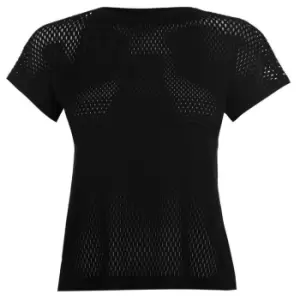 Image of adidas Warp Knit Tee Ladies - Black