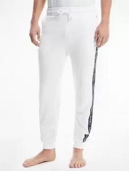 Image of Tommy Hilfiger Towelling Lounge Pants, White Size M Men