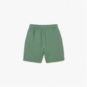 Image of Lacoste Basic Fleece Shorts - Green