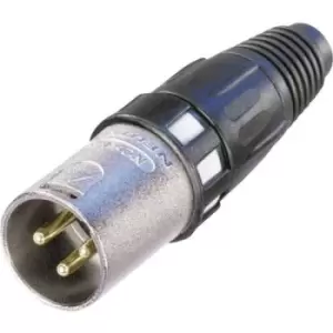 Image of Neutrik NC3MXCC XLR connector Plug, straight Number of pins: 3 Silver