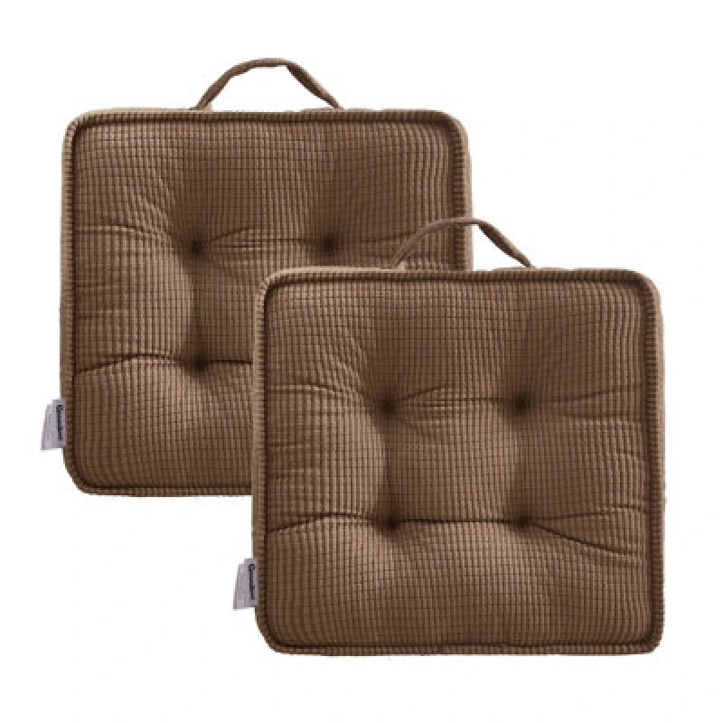 Image of Ezysleep Ezysleep Outdoor / Indoor Set of 2 Seat Cushions in Light Brown Size: 40cm x 40cm Light Brown 40cm x 40cm Unisex 0721545366337