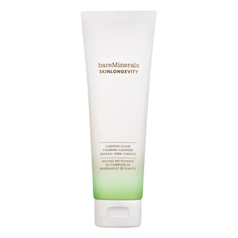 Image of bareMinerals SkinLongevity Cushion Cloud Foaming Cleanser 120ml