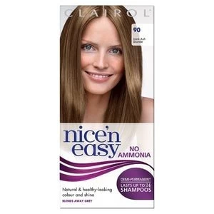 Image of Nice n Easy No Ammonia Hair Dye Dark Ash Blonde 90 Blonde