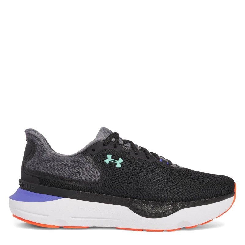 Image of Under Armour Mens Infinite Pro Entry Road Running Shoes Black male 6 (40)